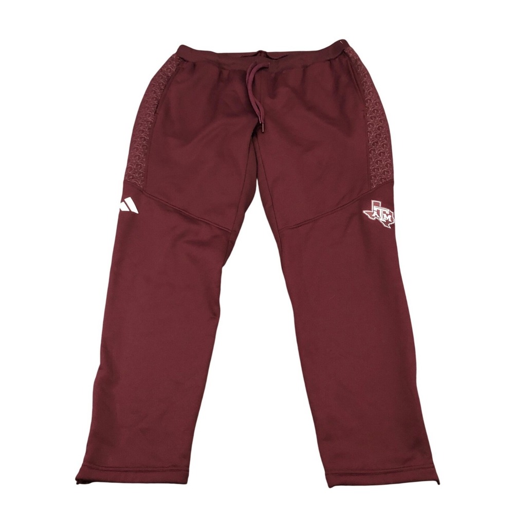 NWT Adidas Texas A&M‎ Aggies Team Pants XL Maroon Aeroready KN TAP PANT IQ0268